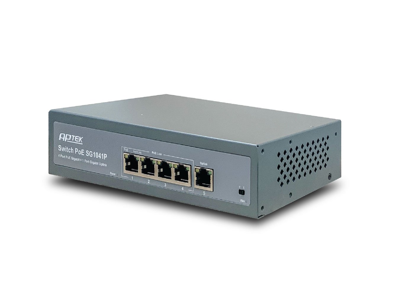 4-port Gigabit Switch PoE APTEK SG1041P